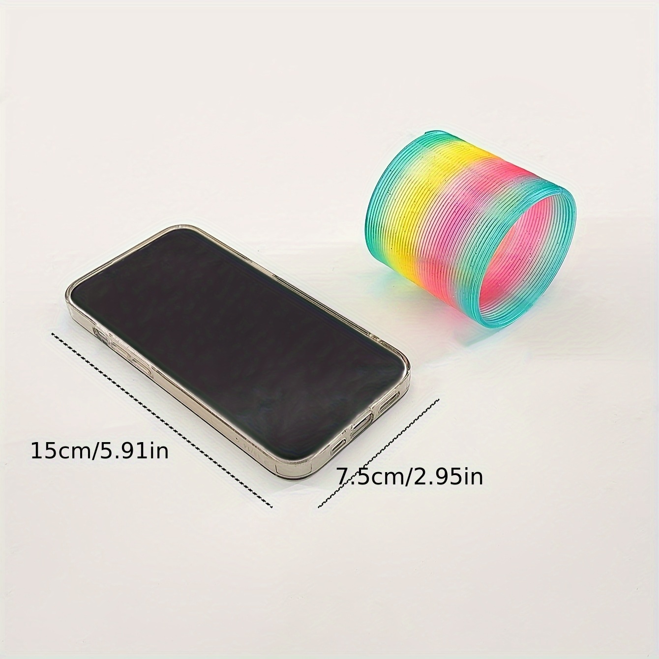 1pc Children's Ring Color Spring Ring Pressure Reducing Elastic Ring Toy Professional Performance Pull Ring Balance Toy for Boys and Girls - Image 5