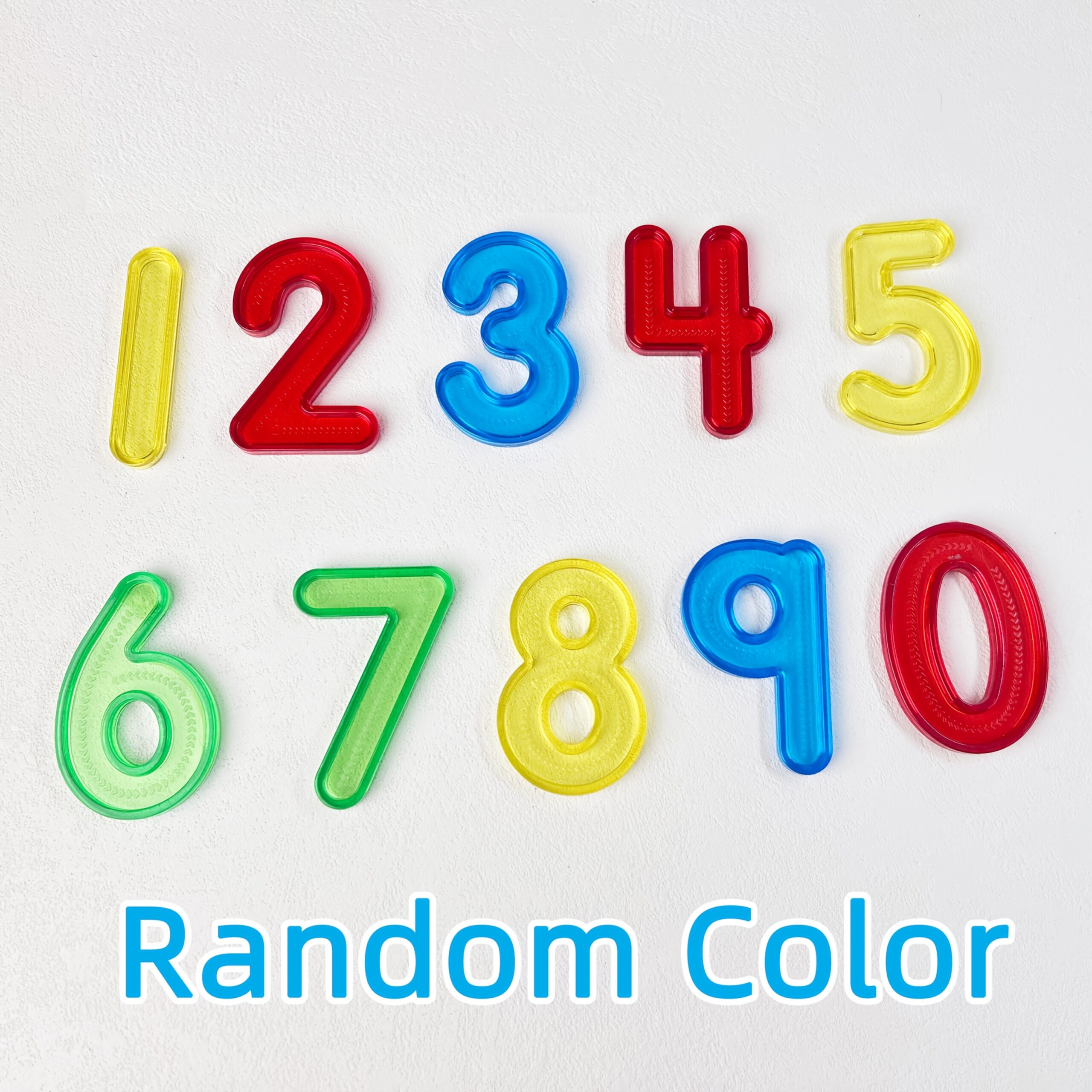 10pcs Light Table Accessories Sensory Color Learning Different Colors Math Number Education Toys Sensory Play Translucent Toy for Classroom Light table - Image 5