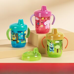 1pc 250ml Baby Sippy Cup with Animal-Themed Lids - Non-Slip Ergonomic Handle, Leak-Proof Duck Spout for Infants & Toddlers, Reusable Feeding Cup Infant Feeding Accessory Safe Toddler Drinkware Water Cup Bottle sippy cup leak proof water bottle