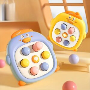 1pc Cute Duck Popper Game - Colorful Fidget Toy for Kids, Fun Duck-Shaped Handheld Toy with Simple Dimple Design, Bright Colors, Ideal for Toddler Play and Learning, Educational Toys