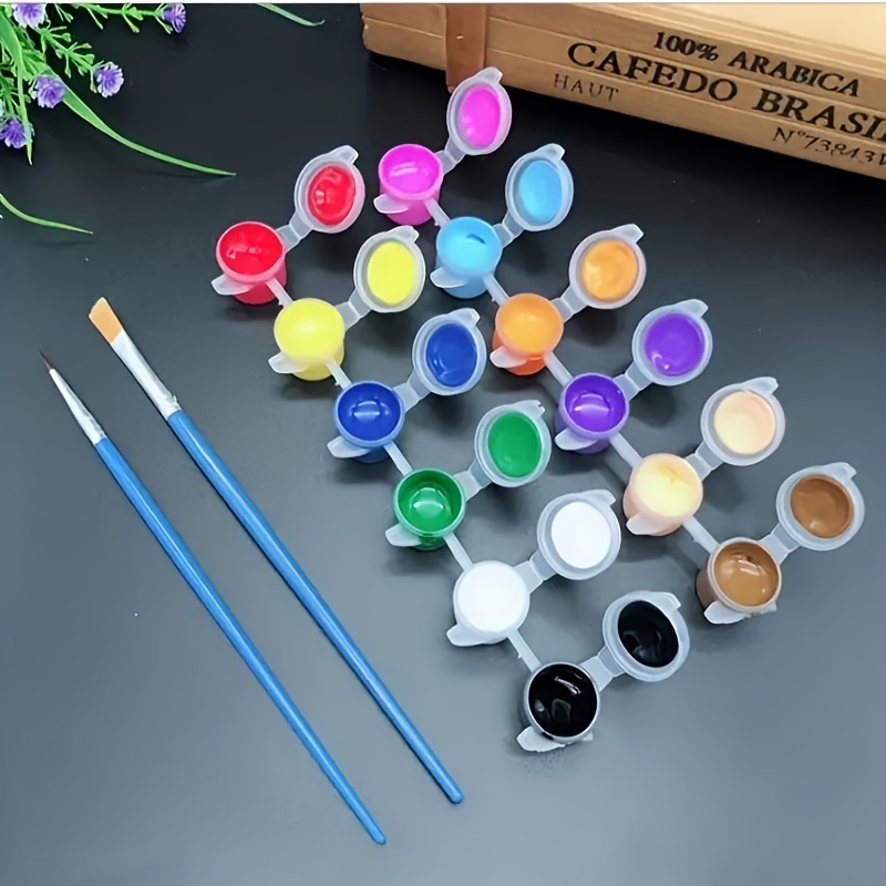12 Colors Watercolor Gouache Paint Art Hand-painted DIY Painting Tools Painting Pen Paint Set Halloween/Thanksgiving Day/Christmas gift - Image 4