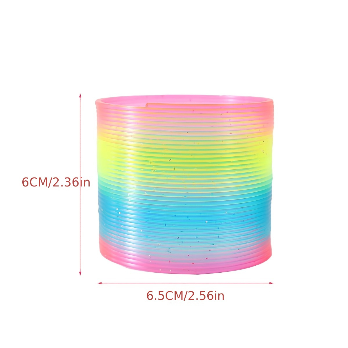 1pc Children's Ring Color Spring Ring Pressure Reducing Elastic Ring Toy Professional Performance Pull Ring Balance Toy for Boys and Girls - Image 8