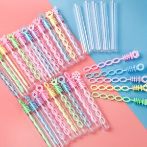 22pcs Multi-Hole Mini Colorful Bubble Sticks for Festive Parties - Plastic, No Liquid Included, Ideal for Outdoor Activities and Celebrations