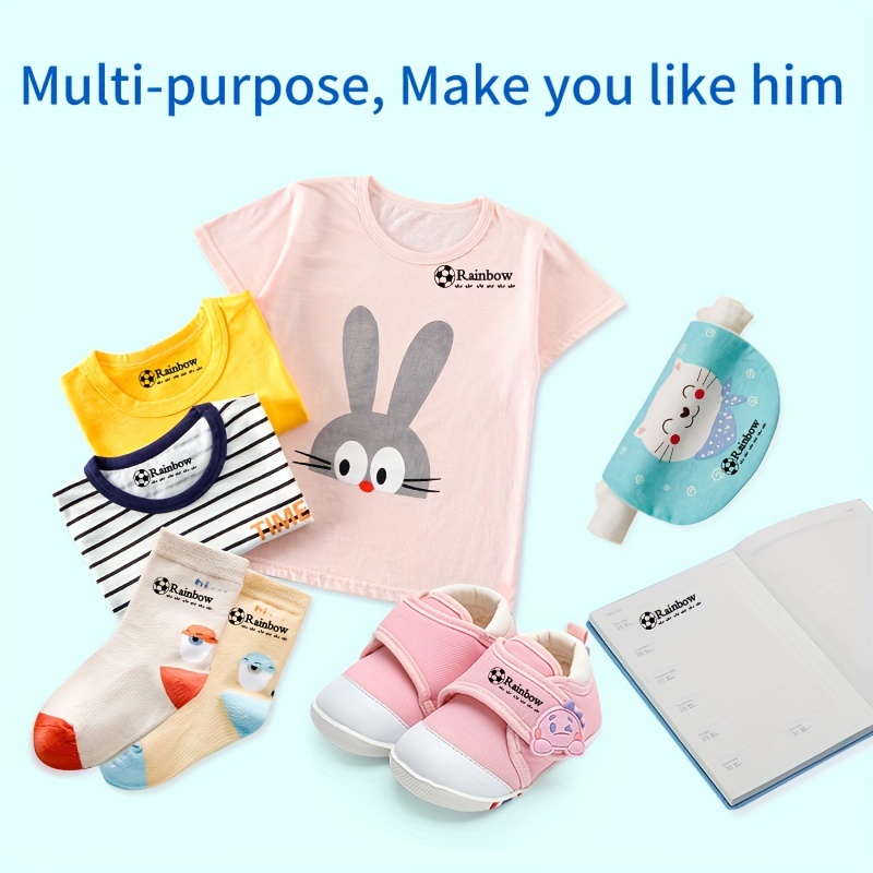 Personalized Elephant Name Stamp – Durable Custom Clothing Label Stamp for School, Camp, and After-School Activities - Image 6