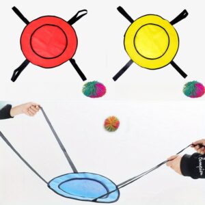 Fun Outdoor Entertainment and Family Sports Toy Set, Dual-Interactive Throwing and Catching Game, Hand-Eye Coordination Sensory Puzzle Toy Suitable for Home and Indoor/Outdoor Use