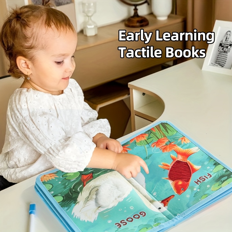 Farm Touch Book, Sensory Development Book | Cute Design Farm-Themed Toy for Kids, Educational Early Learning Farm Touch Book with Different Textures Promotes Cognitive Animal Story Picture Books - Boys and Girls Toys Thanksgiving Gift Newborn Present - Image 8