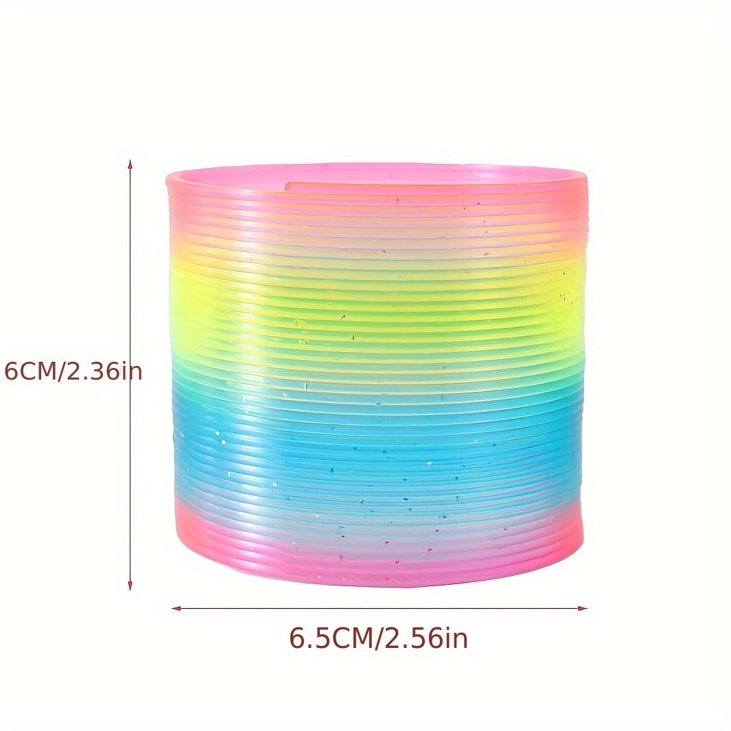 1pc Children's Ring Color Spring Ring Pressure Reducing Elastic Ring Toy Professional Performance Pull Ring Balance Toy for Boys and Girls - Image 9