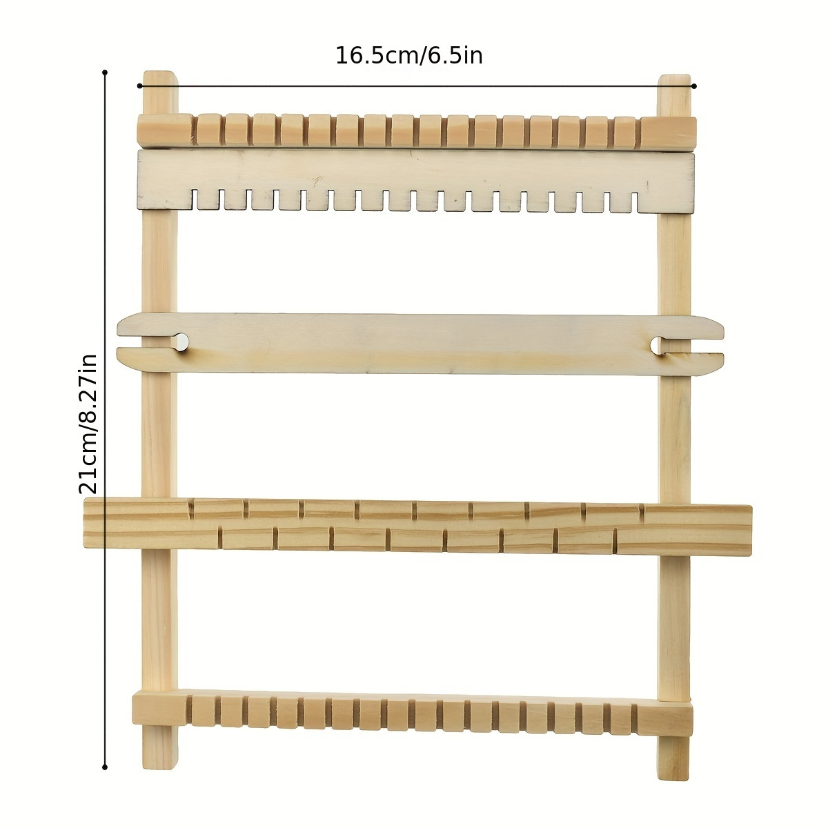 1 Set DIY Wooden Weaving Machine Kit - Manual, No Power Needed, Includes Colorful Yarn Balls & Tools, Perfect for Crafting Stylish Tapestries | Art Projects Essential - Image 8