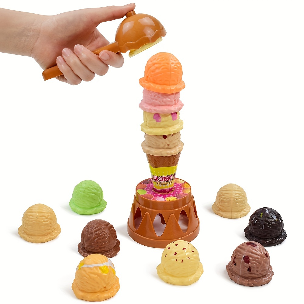 Ice Cream Folding Joy Playing Home Toy Hand Eye Coordination Parent Interactive Desktop Game Puzzle Toy - Image 6