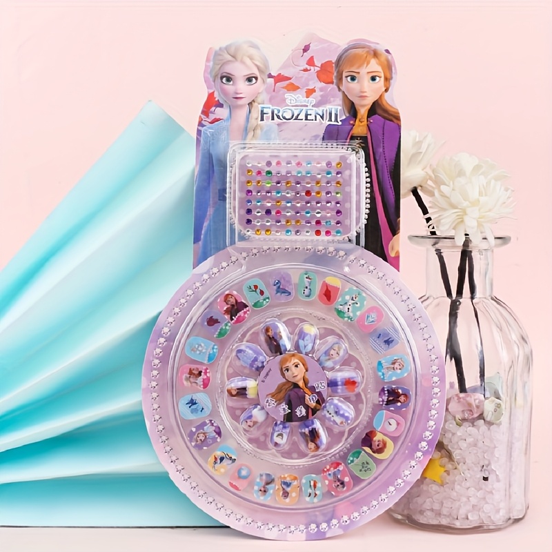 1 Box Disney Nail Stickers - Frozen Elsa Anna, Sofia, Snow White - Random Cartoon Designs, Valentine’s Gift, s Girls Nail Art Decals (New/Old Packaging) - Image 9