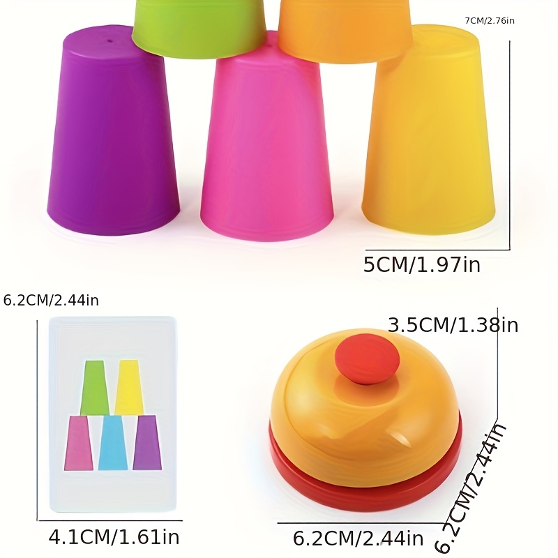 STACKED CUPMulti-laver stackingexercise concentrationMultiple layers can exercise hand-eyecoordination;children can grab, hold, coverbuild, and distinguish colors - Image 10