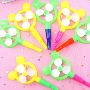 15pcs Whistle Windmill Toys for Youngsters - Perfect for Party Favors, Classroom Rewards & Gift Bags - Assorted Colors
